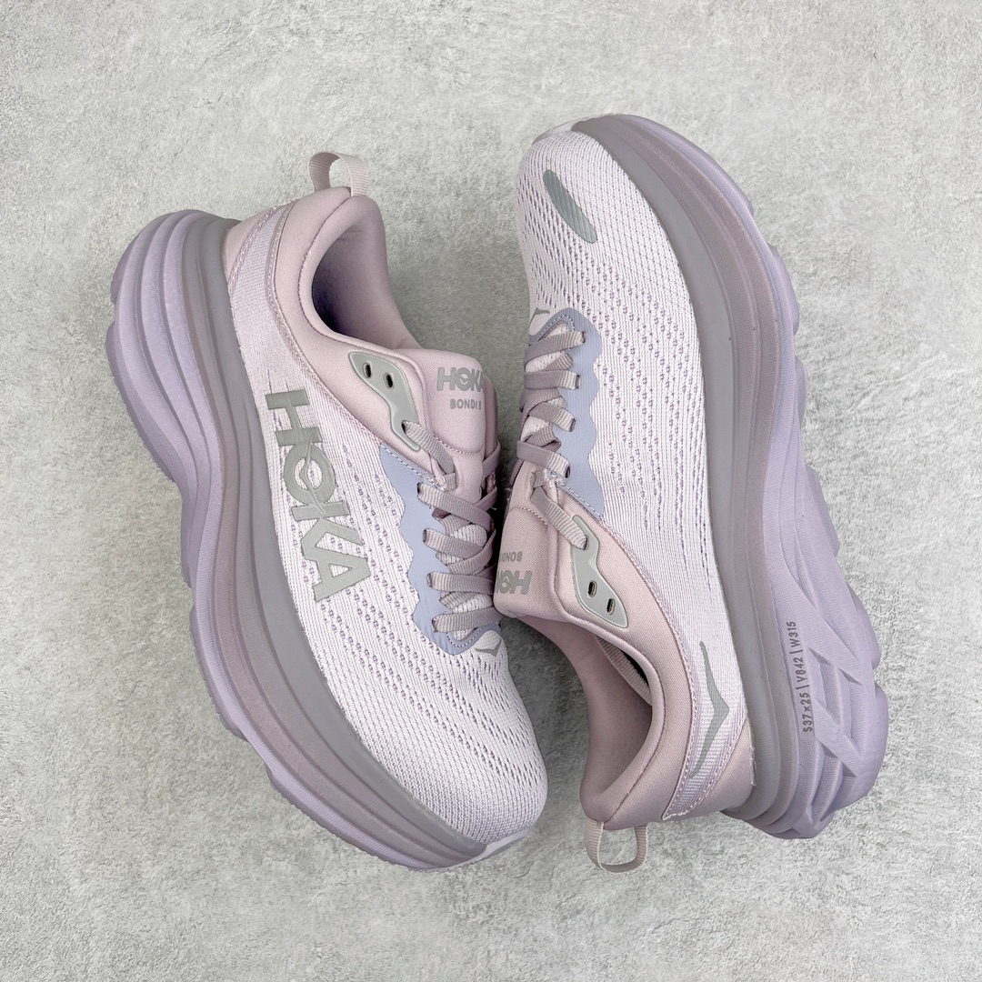 图片[3]-＃福利特价 HOKA ONE ONE Bondi 8 邦代八代缓震网面耐磨低帮跑步鞋 原始的 Bondi 缓震和线条在这里 提供该特许经营权众所周知的柔软、平衡的乘坐体验 Bondi 使用加长的摇杆微调几何形状 以获得更大的加速度 同时由于采用碳纤维板 还可以提供更平稳的脚趾离地 尺码：36 36.5 37.5 38 38.5 39 40 40.5 41 42 42.5 43 44 44.5 45-选品中心