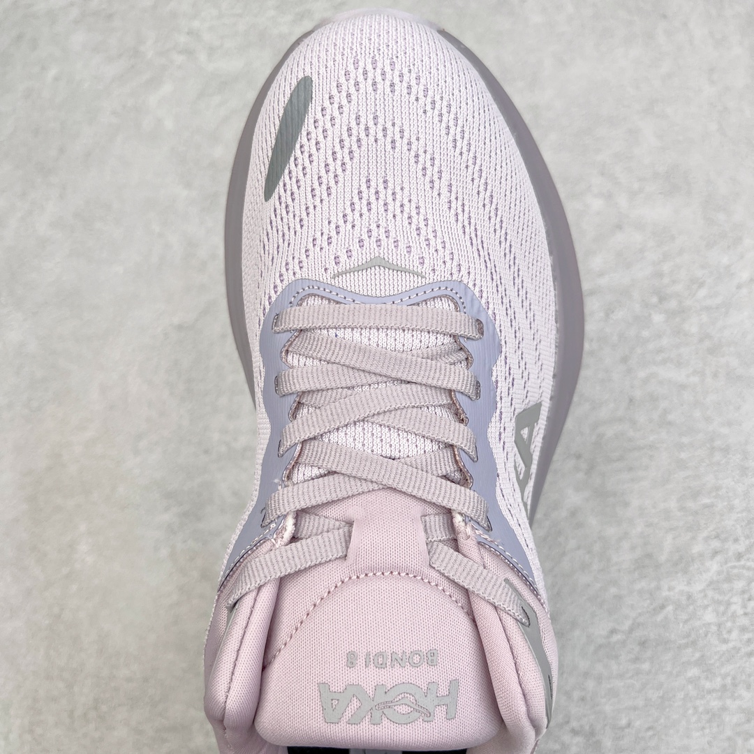 图片[4]-＃福利特价 HOKA ONE ONE Bondi 8 邦代八代缓震网面耐磨低帮跑步鞋 原始的 Bondi 缓震和线条在这里 提供该特许经营权众所周知的柔软、平衡的乘坐体验 Bondi 使用加长的摇杆微调几何形状 以获得更大的加速度 同时由于采用碳纤维板 还可以提供更平稳的脚趾离地 尺码：36 36.5 37.5 38 38.5 39 40 40.5 41 42 42.5 43 44 44.5 45-选品中心