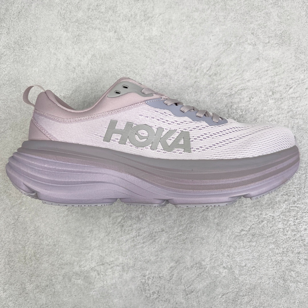 ＃福利特价 HOKA ONE ONE Bondi 8 邦代八代缓震网面耐磨低帮跑步鞋 原始的 Bondi 缓震和线条在这里 提供该特许经营权众所周知的柔软、平衡的乘坐体验 Bondi 使用加长的摇杆微调几何形状 以获得更大的加速度 同时由于采用碳纤维板 还可以提供更平稳的脚趾离地 尺码：36 36.5 37.5 38 38.5 39 40 40.5 41 42 42.5 43 44 44.5 45-选品中心
