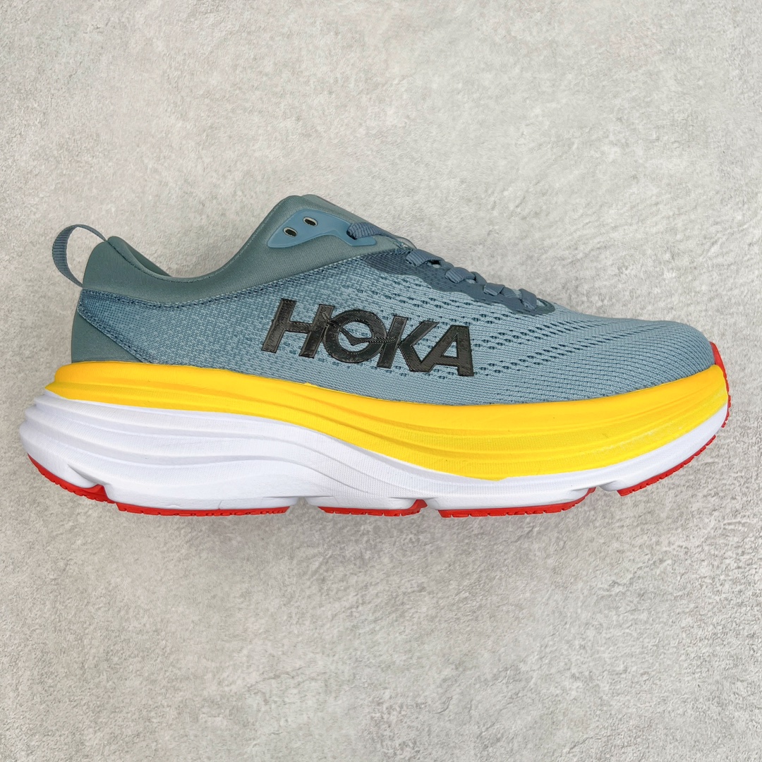 ＃福利特价 HOKA ONE ONE Bondi 8 邦代八代缓震网面耐磨低帮跑步鞋 原始的 Bondi 缓震和线条在这里 提供该特许经营权众所周知的柔软、平衡的乘坐体验 Bondi 使用加长的摇杆微调几何形状 以获得更大的加速度 同时由于采用碳纤维板 还可以提供更平稳的脚趾离地 尺码：36 36.5 37.5 38 38.5 39 40 40.5 41 42 42.5 43 44 44.5 45-选品中心
