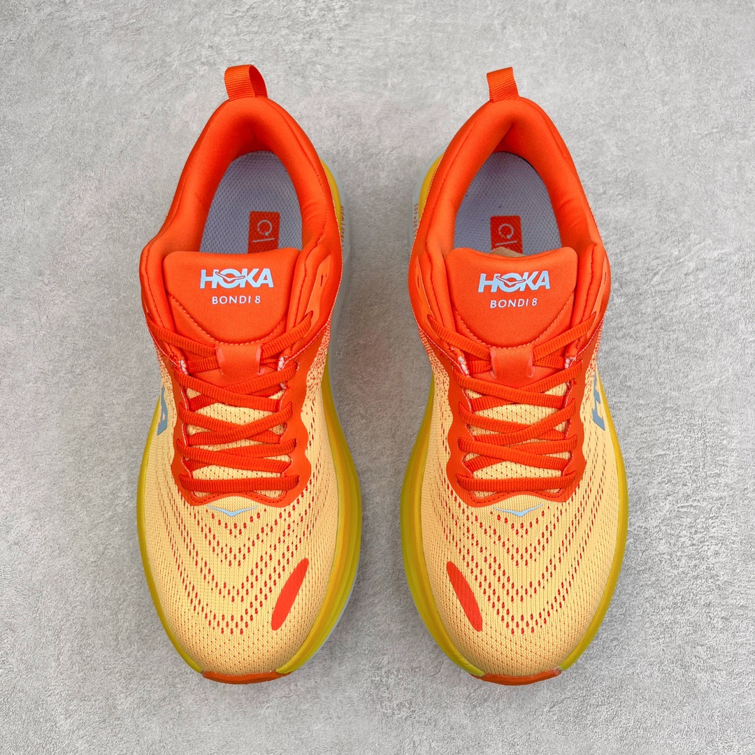 图片[2]-＃福利特价 HOKA ONE ONE Bondi 8 邦代八代缓震网面耐磨低帮跑步鞋 原始的 Bondi 缓震和线条在这里 提供该特许经营权众所周知的柔软、平衡的乘坐体验 Bondi 使用加长的摇杆微调几何形状 以获得更大的加速度 同时由于采用碳纤维板 还可以提供更平稳的脚趾离地 尺码：36 36.5 37.5 38 38.5 39 40 40.5 41 42 42.5 43 44 44.5 45-选品中心