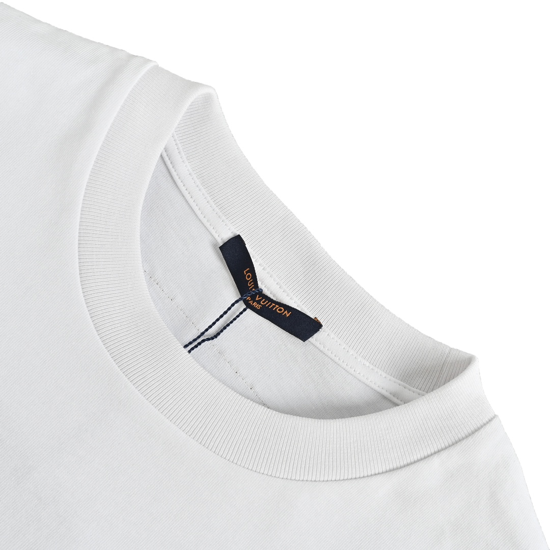 (礼盒包装) Louis Vuitton/路易威登 23ss 烫珠字母短袖