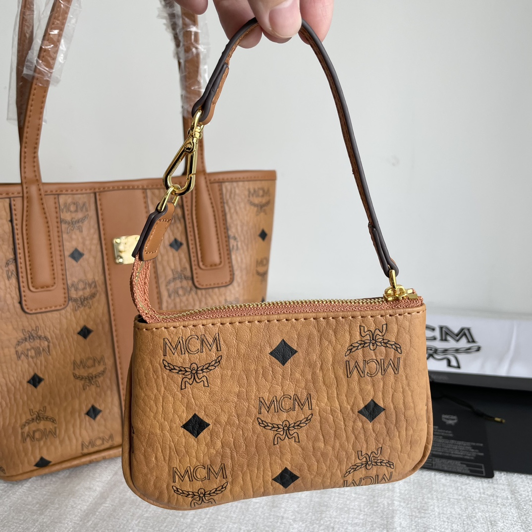 Coach 迷你最新款子母购物袋迷你 开模 包身一面Visetos 花纹帆布