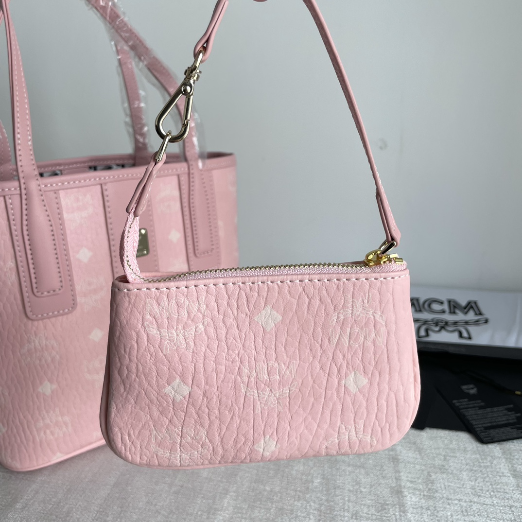 Coach 迷你最新款子母购物袋迷你 开模 包身一面Visetos 花纹帆布