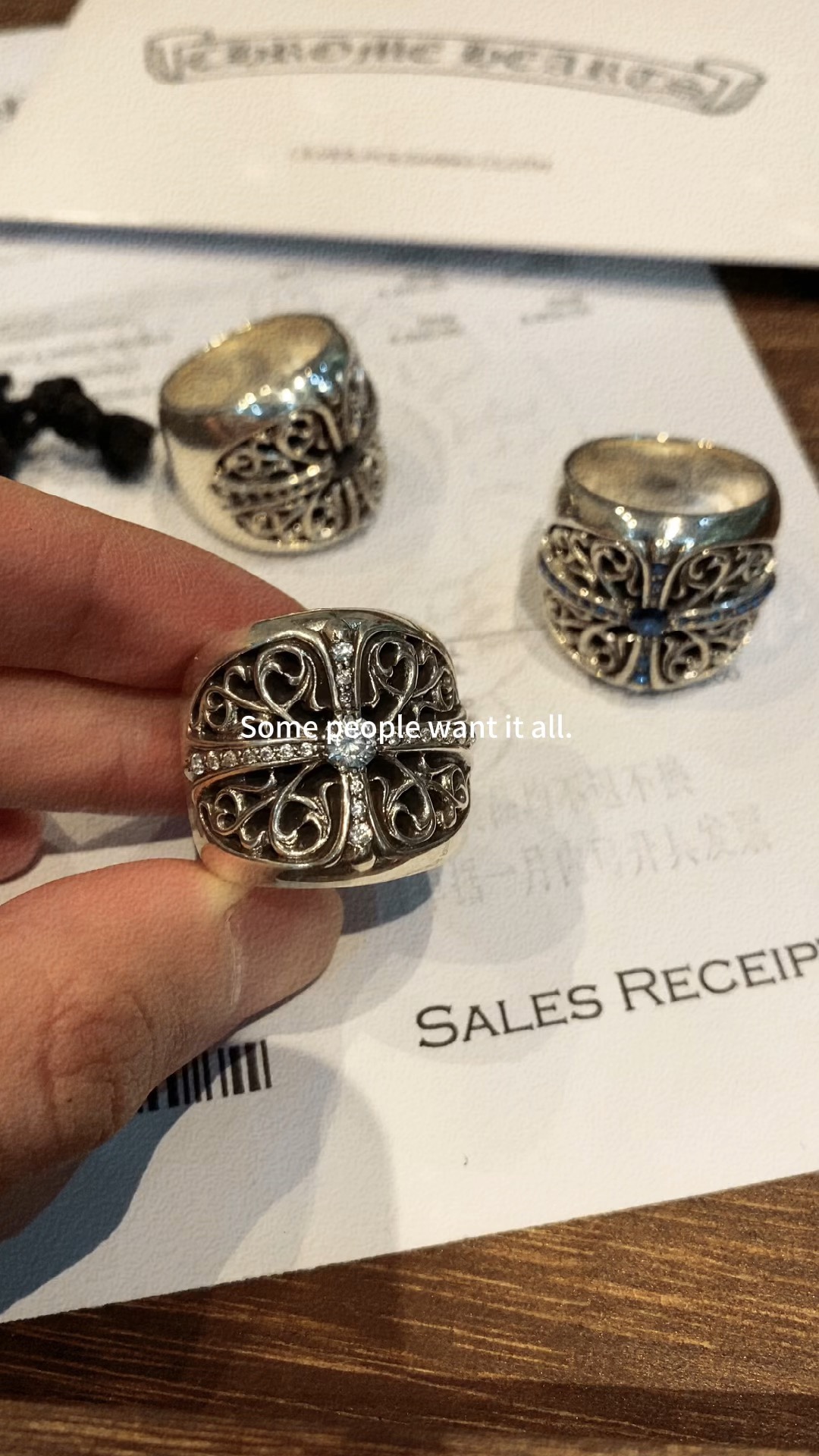 Rings, 925 silver with diamond customization