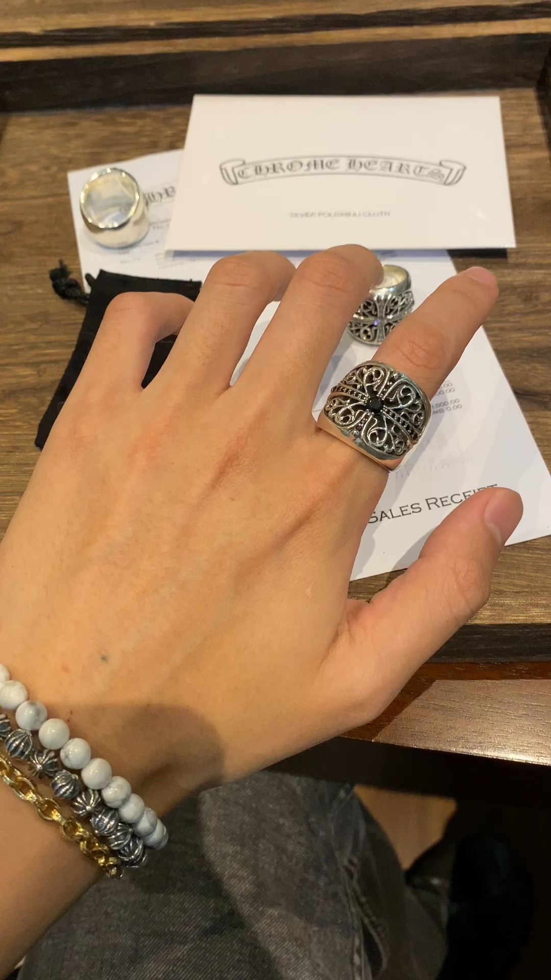 Rings, 925 silver with diamond customization