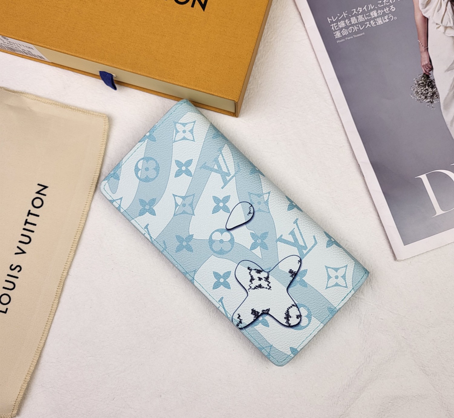 Open view of a mens leather bifold wallet with card slots