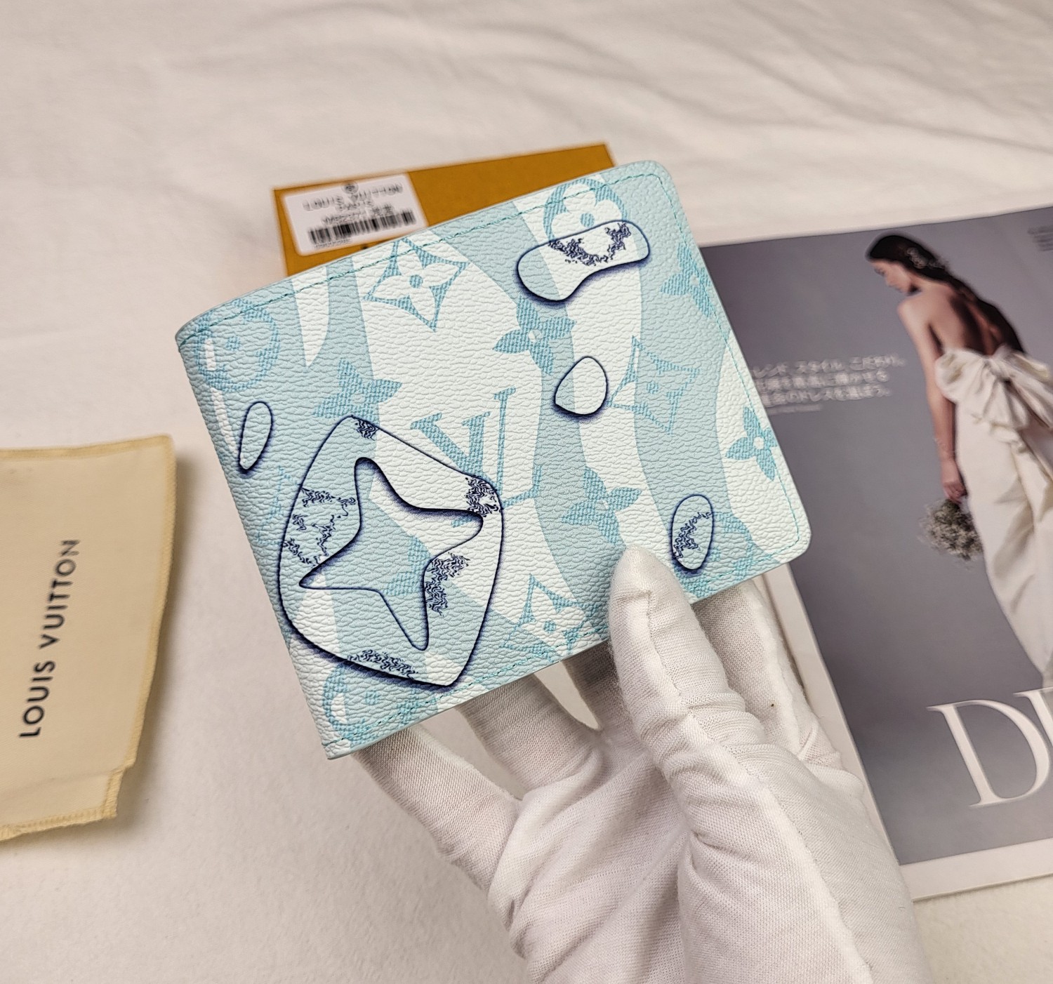 Close Up of Leather Wallet Texture