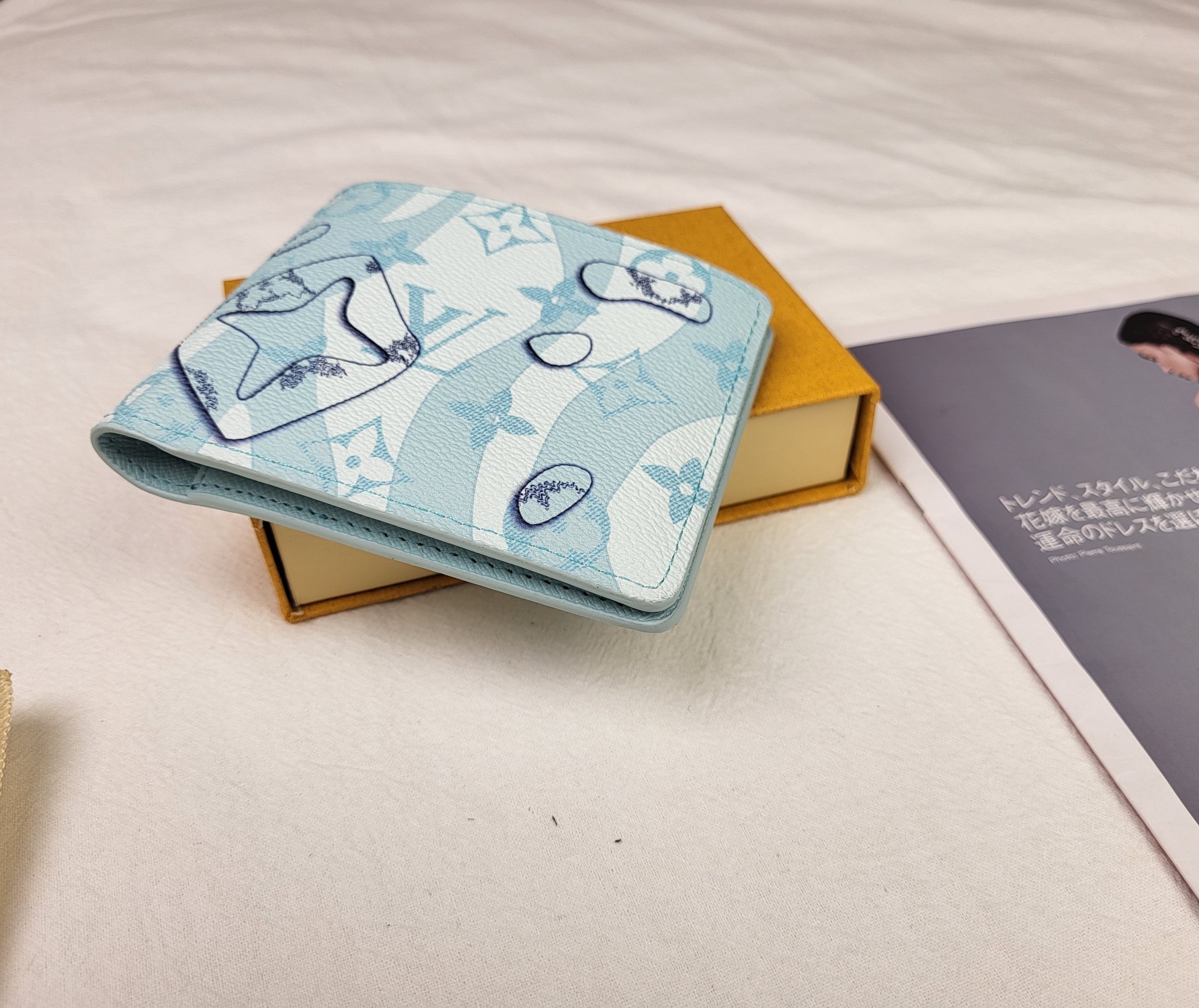 Leather Wallet Stitching Detail