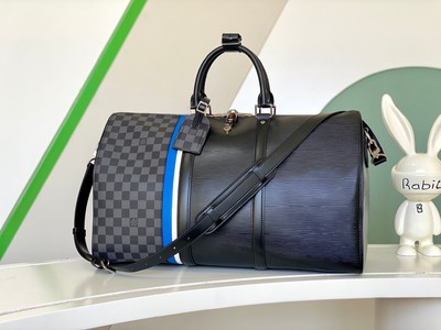 Louis Vuitton LV Keepall Travel Bags Epi Cowhide Trendy Brand M56660