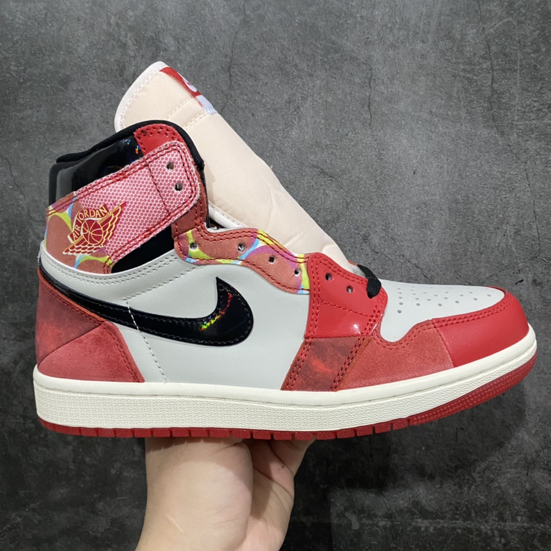 【外贸纯原】Air Jordan 1 Retro High OG \” Next Chapter \” 蜘蛛侠2.0 AJ1乔1高帮文化篮球鞋 DV1748-601n国内一线头部知名大厂出品高端外贸零售专供品质 正确炫彩反光漆皮原鞋原楦头纸板开发 原厂竖纹防尘纸极致一眼正品既视感 整体楦型最大限度还原公司正品  尺码：40 40.5 41 42 42.5 43 44 44.5 45 46 47.5-莆田鞋批发中心