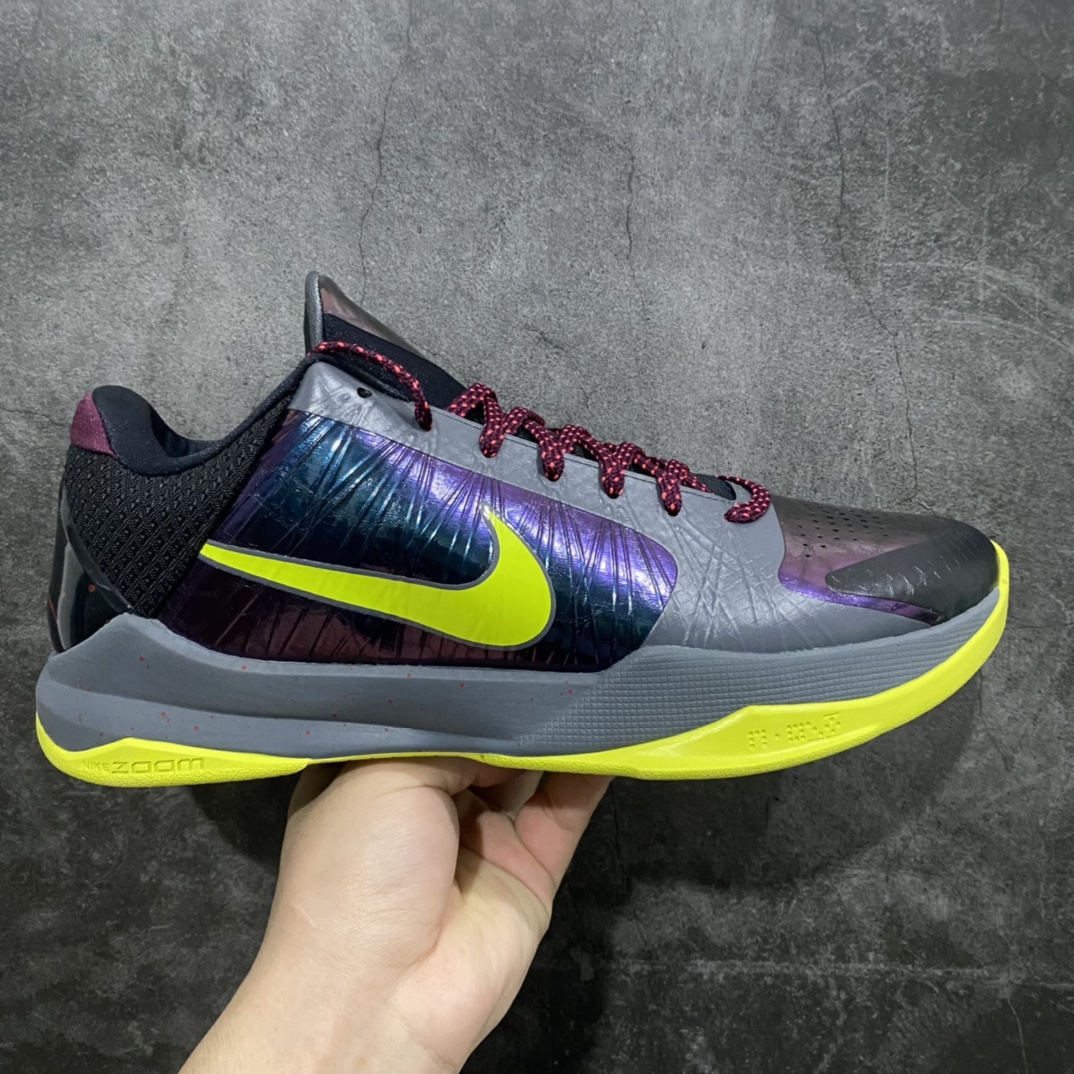 【S2纯原】Nike KOBE 5 Protro 科比五代 男子实战篮球鞋 暗黑小丑 紫色 CD4991-001n高端零售 外贸专供品质 市售最高版本 原鞋原数据纸板开发 内置Zoom Turbo气垫 后掌EVA缓震 实战配置直接拉满 原档数据3D打印 鞋面细节匹配原版 全身鞋材卡料色独家定制 唯一正确喷漆SWOOSH Flyknit飞线科技，给予鞋身足够抗扭矩力 真实底模最大47.5  尺码：40 40.5 41 42 42.5 43 44 44.5 45 46 47.5-莆田鞋批发中心