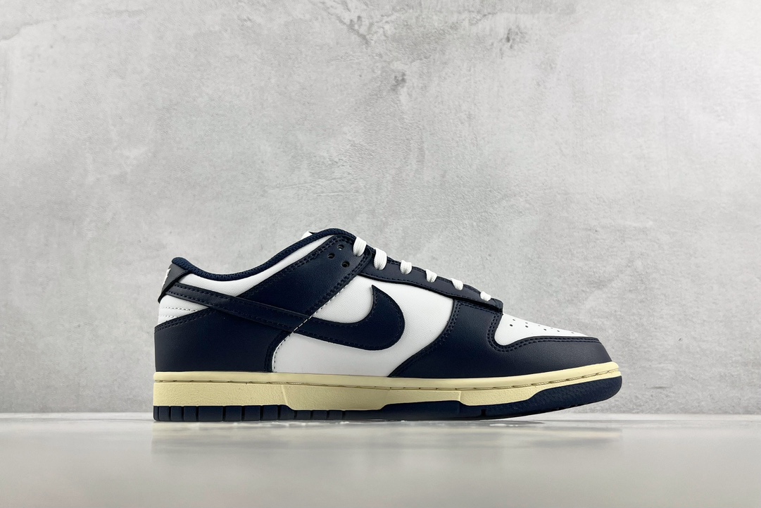 180 Nike Dunk Low "Midnight Navy and white” 海军蓝 DD150-115