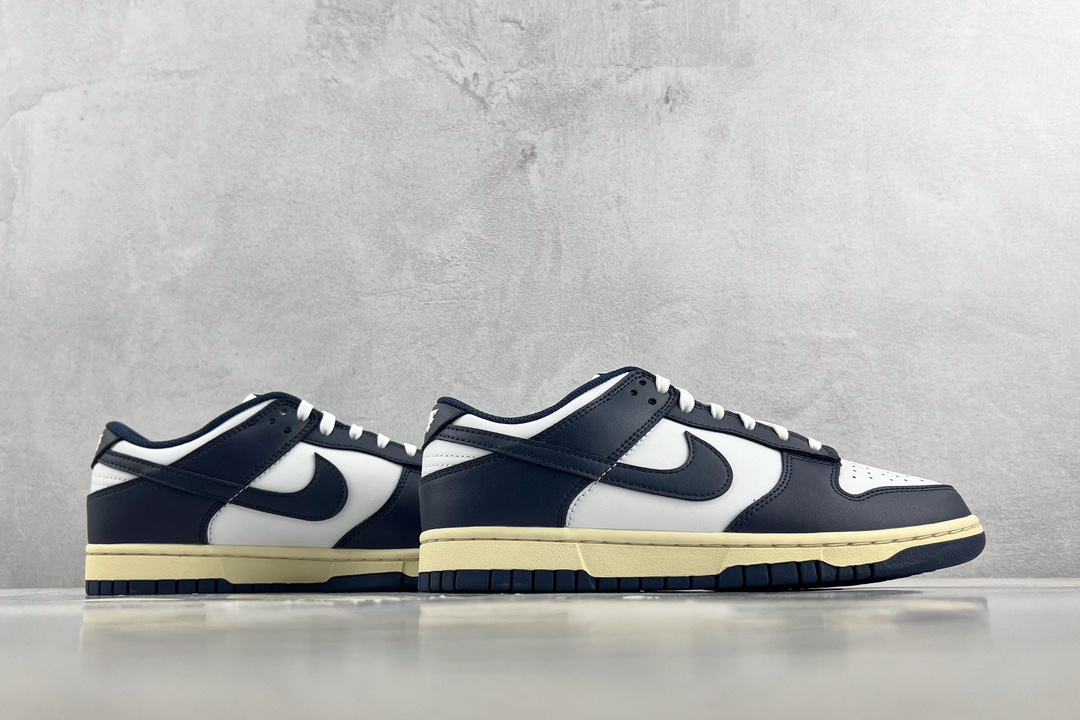 180 Nike Dunk Low "Midnight Navy and white” 海军蓝 DD150-115