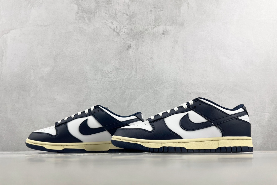 180 Nike Dunk Low "Midnight Navy and white” 海军蓝 DD150-115