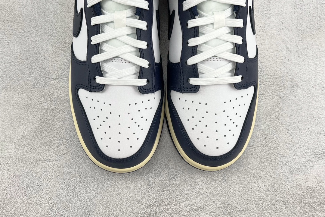 180 Nike Dunk Low "Midnight Navy and white” 海军蓝 DD150-115