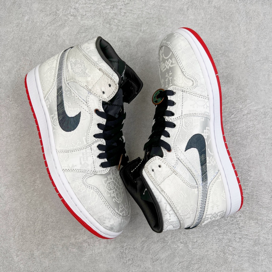 Clot x Air Jordan AJ1 Mid "Fearless" CU4-100