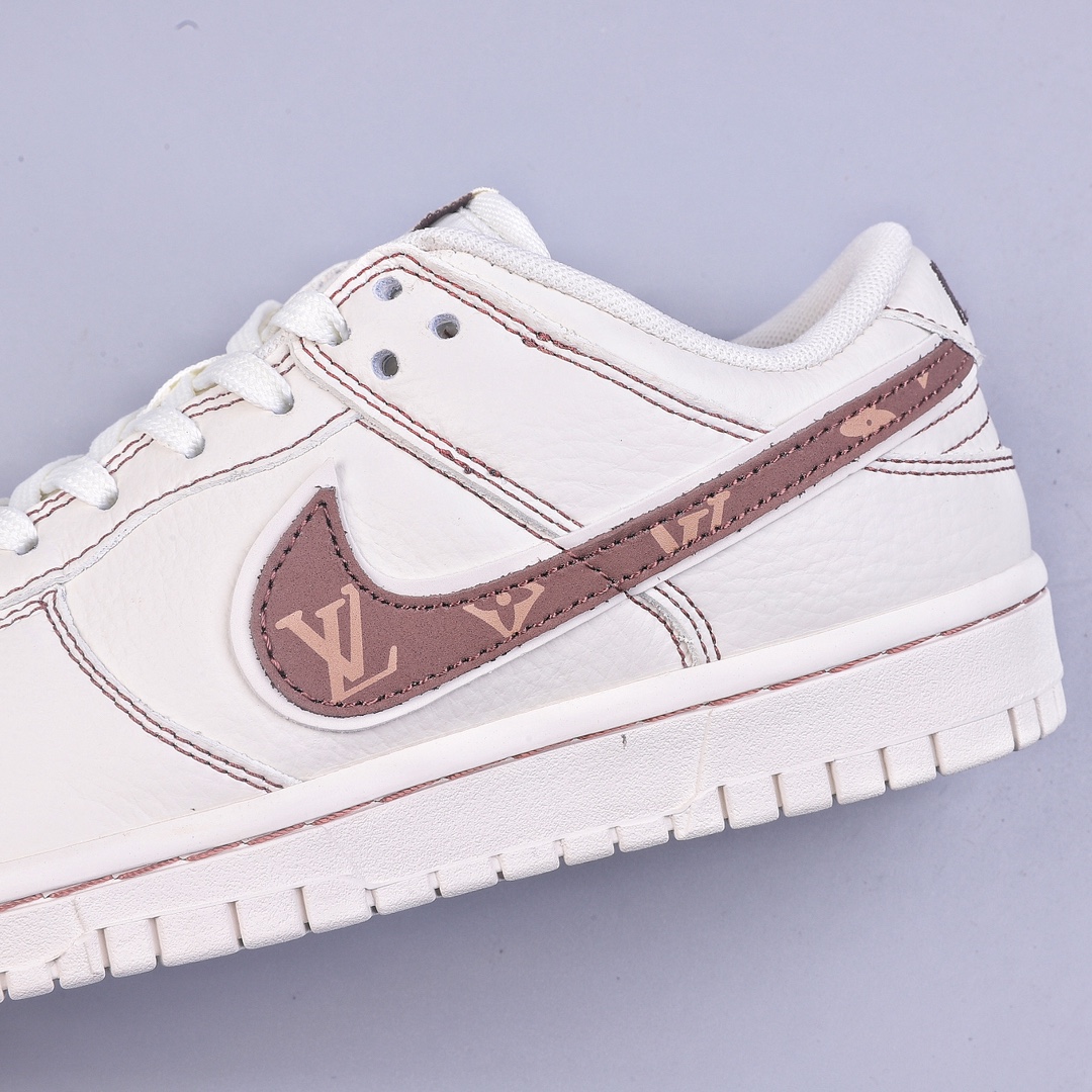 Nk SB Dunk Low LV joint-beige dark brown DD1391-108