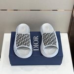 The highest quality fake
 Dior Shoes Sandals Slippers Beige Black Embroidery Cowhide Rubber Sheepskin Oblique Sweatpants
