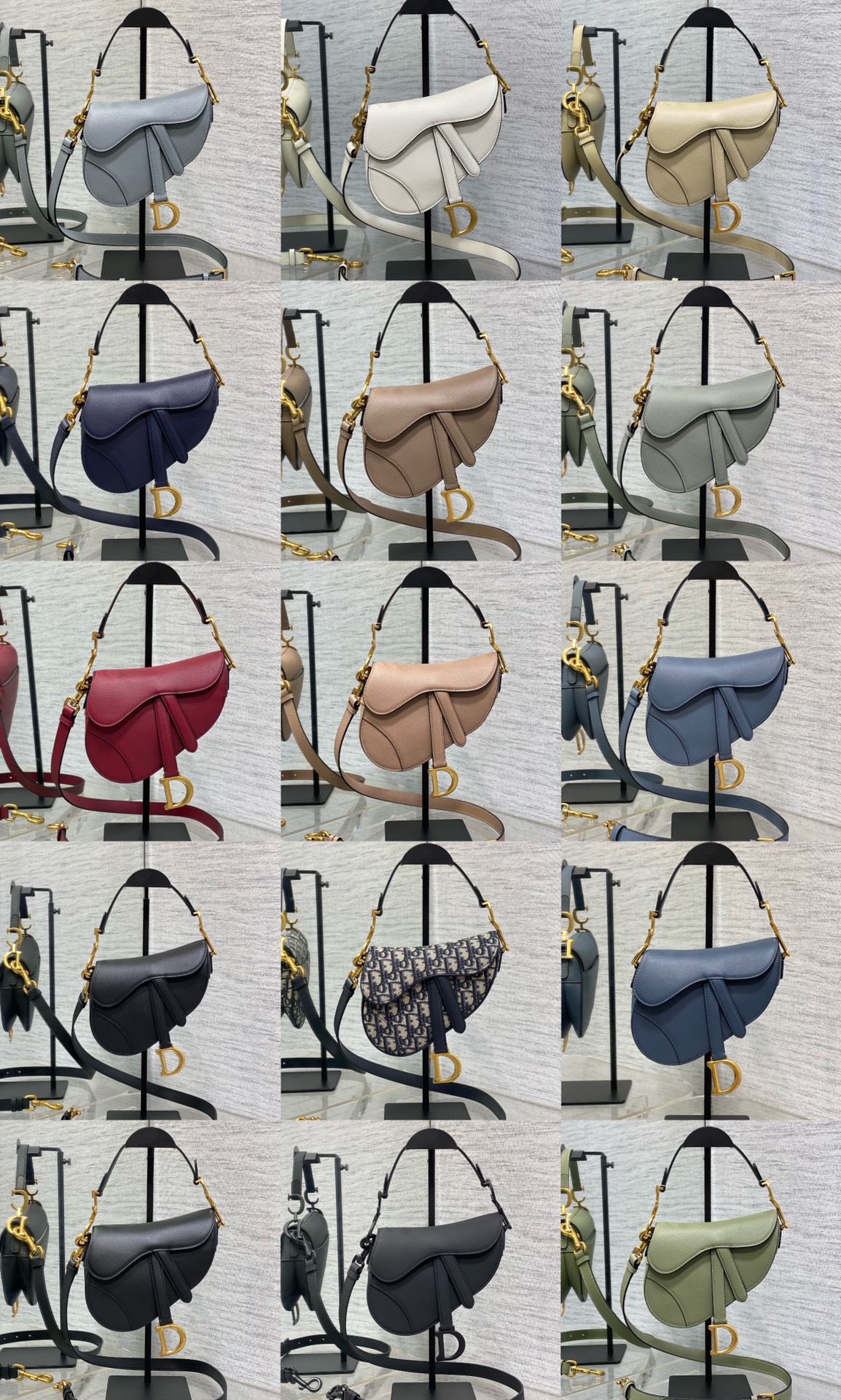 El clásico bolso silla de montar pequeño regresa en grande: 15 colores disponibles de inmediato más correa