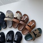 Hermes Shoes Sandals Shop the Best High Authentic Quality Replica
 Calfskin Cowhide Epsom Rubber Casual