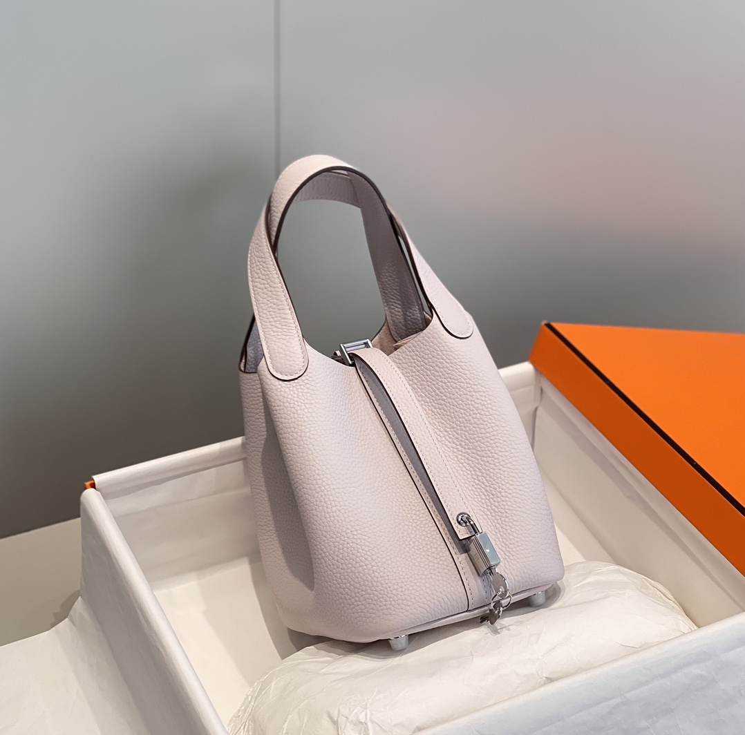 爱马仕 Hermès 高定典藏经典高奢皮具手袋托特包斜挎包女包 #6262F69B 2