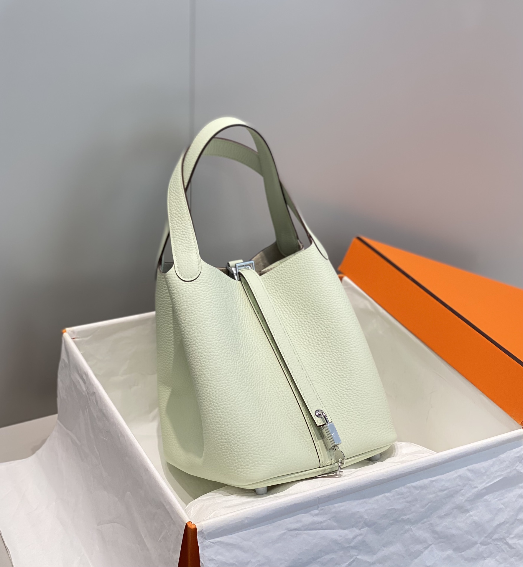 Hermès Picotin Lock 22 in Vert Bosphore Leather Bucket Bag 3 i1688741424 6913 1