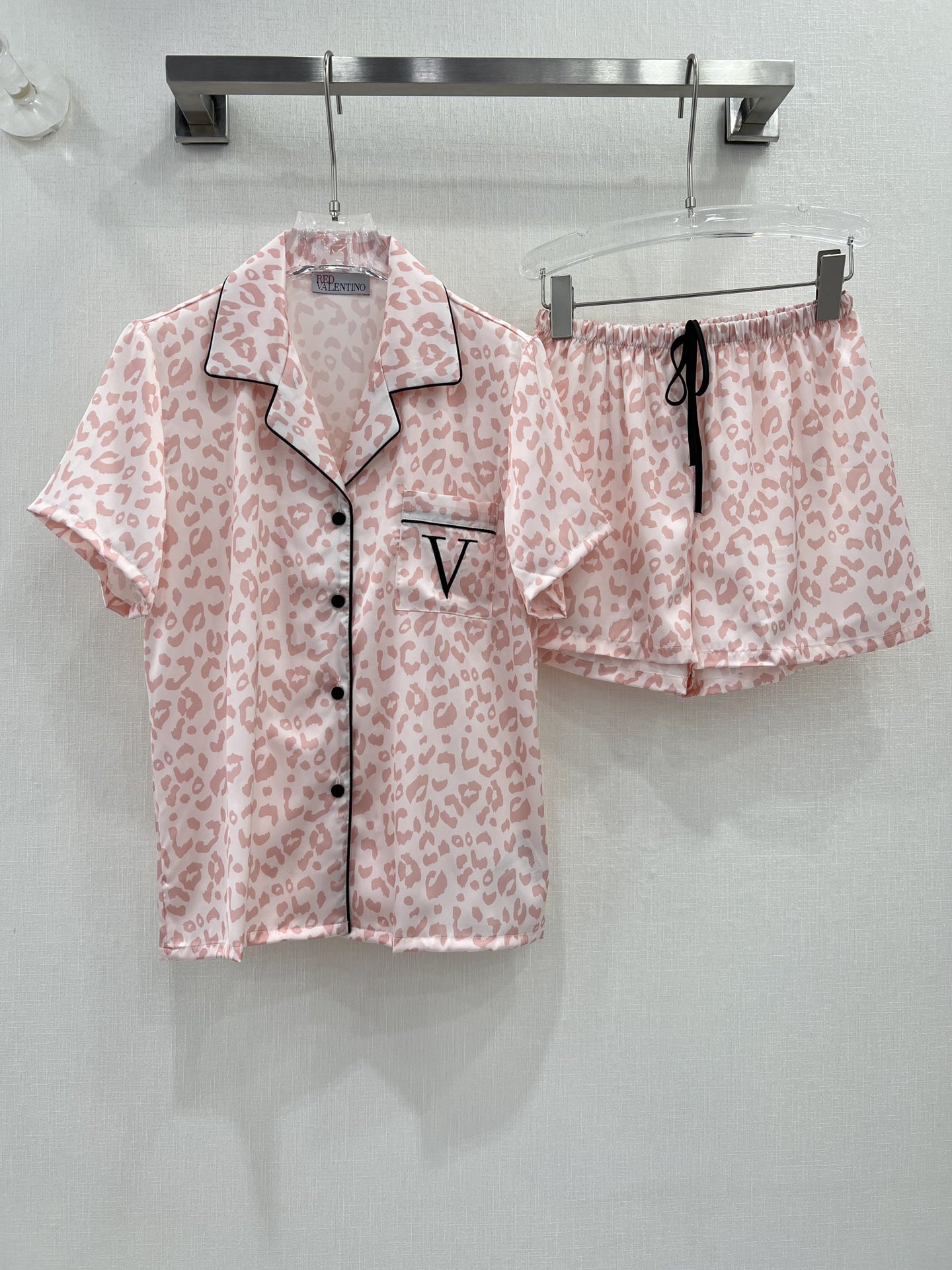 Valentino Clothing Pajamas Shirts & Blouses Shorts Printing Summer Collection Vintage