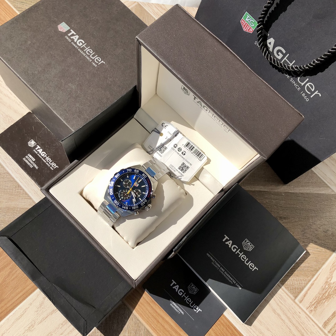 ¡Llegó nuevo estilo! lote. Serie Tagheuer TAG Heuer F1 original, edición limitada del equipo F1 Red Bull, rel…