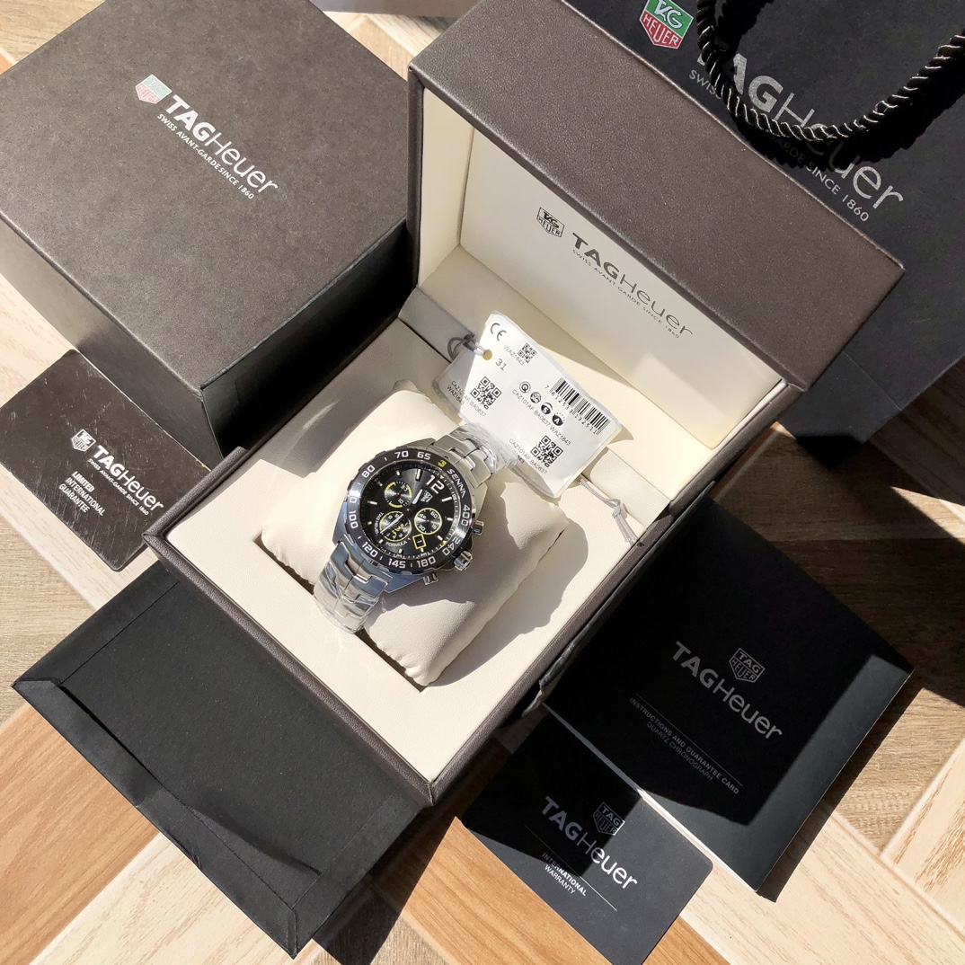 lote. Los artículos populares vuelven a estar disponibles, Tagheuer original, reloj de cuarzo conmemorativo X…