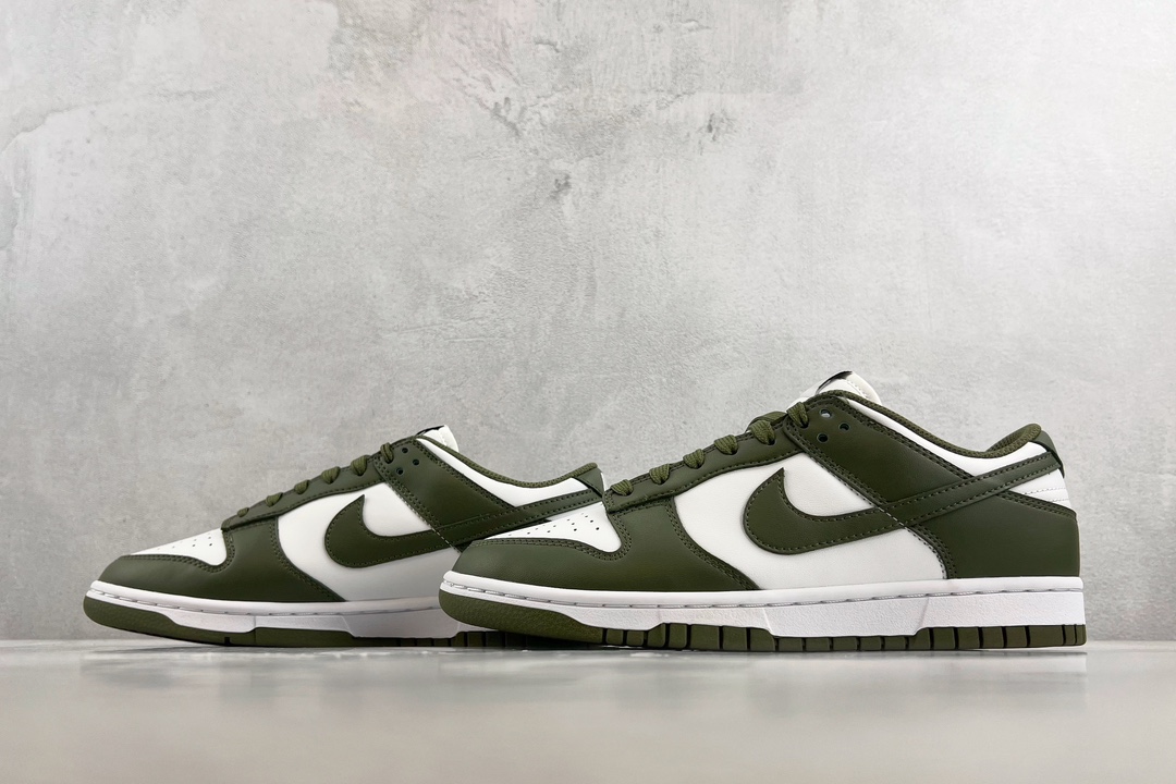 Nike Dunk Low ”Medium Olive”白橄榄绿 DD1503-120