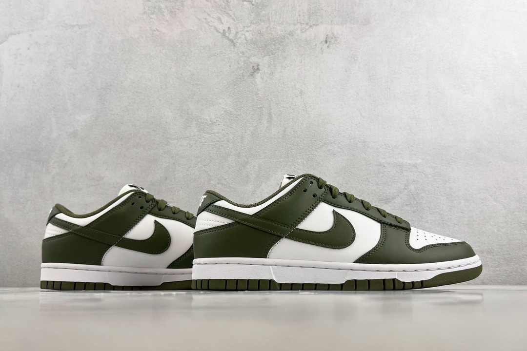 Nike Dunk Low ”Medium Olive”白橄榄绿 DD1503-120