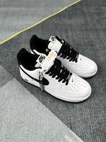 Air Jordan Force 1 Shoes Air Jordan Black White Vintage Low Tops