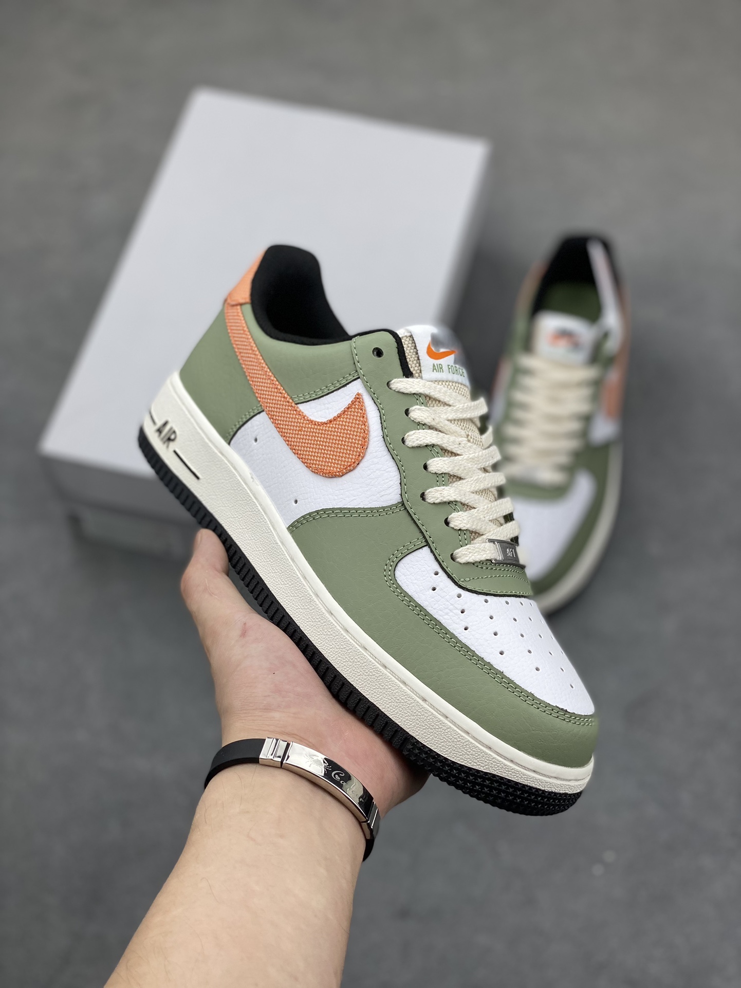 Nike Air Force 1 Low Olive Aura/Sail Casual Shoes FD0758-386 2 i1688751546 4555 0