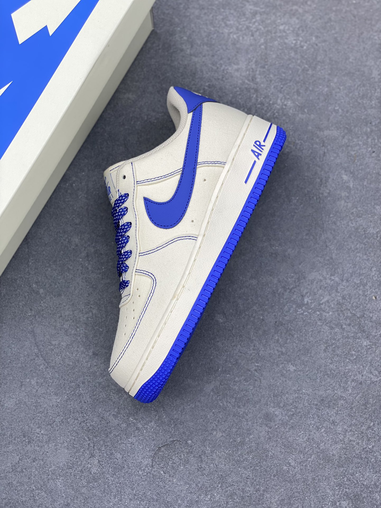 Nike Air Force 1 '07 Low Blue/White Canvas Sneakers - Limited Edition 7 i1688751783 1599 6