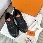 Hermes Shoes Sneakers Found Replica
 Splicing Unisex Sweatpants