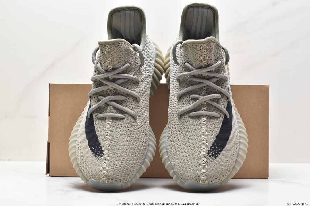 Adidas Yeezy Boost 350 V2 Coconut Casual Breathable Cushioning Comfortable All-match Lightweight Midsole Running Shoes HQ2059