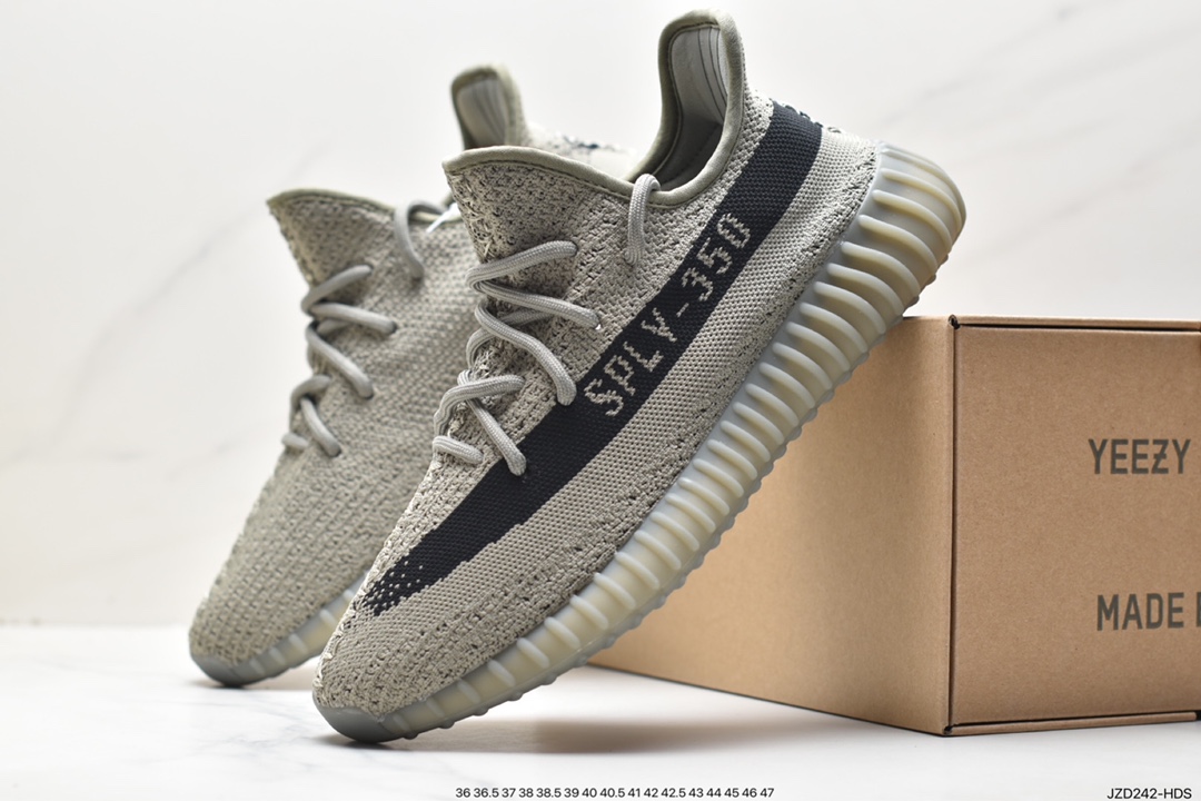 Adidas Yeezy Boost 350 V2 Coconut Casual Breathable Cushioning Comfortable All-match Lightweight Midsole Running Shoes HQ2059