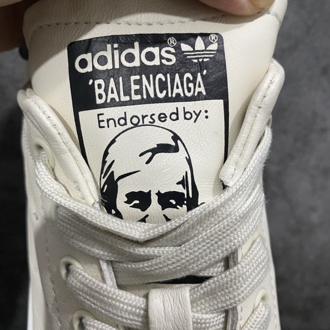 图片[2]-【Good版本】Balenciaga x Adidas Originals StanSmith巴黎世家阿迪达斯联名款史密斯做旧风运动鞋设计简洁 其流线鞋头设计和疏孔三间成为全球的时尚指标 这种皮革运动鞋配备饰有三叶标志的鞋踭垫 皮革衬里缔造舒适的穿着体验  尺码 35 36 37 38 39 40 41 42 43 44 45-莆田鞋批发中心