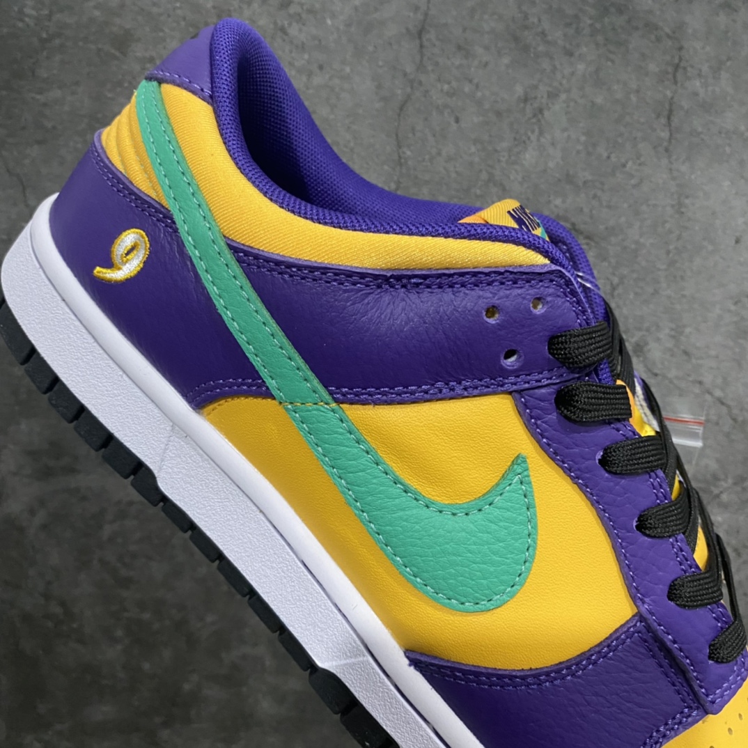 Z version pure original NK Dunk Low Los Angeles Sparks Purple Yellow DO9581-500