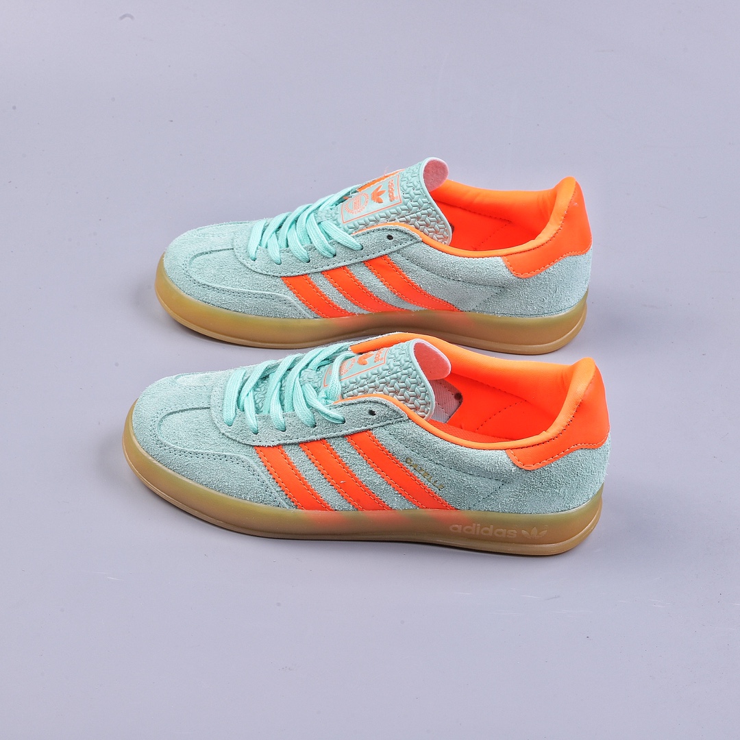 adidas Originals Gazelle INdoor clover casual non-slip wear-resistant low-top sneakers HQ8714