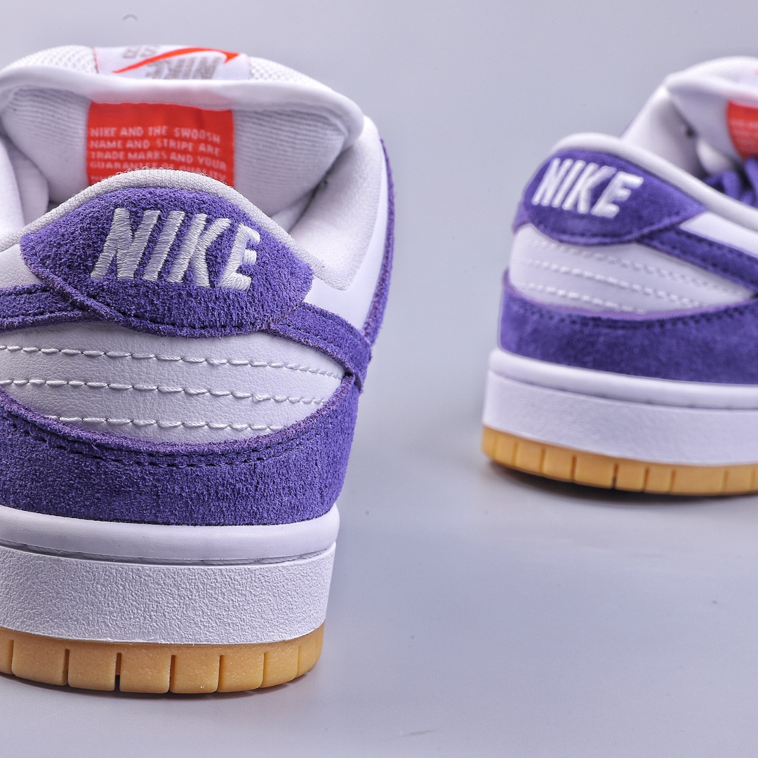 S4 NK SB Dunk Low ”Court Purple” Purple and White DV5464-500