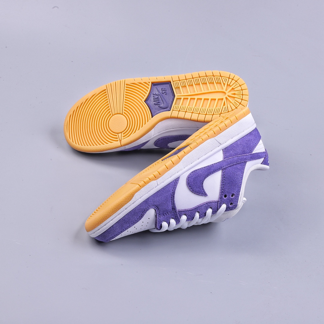 S4 NK SB Dunk Low ”Court Purple” Purple and White DV5464-500