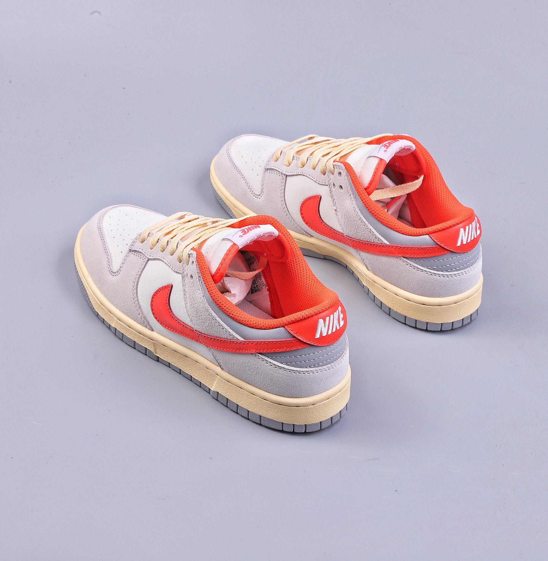 J Nike SB Dunk Low Canvas White Gray Red FJ5429-133