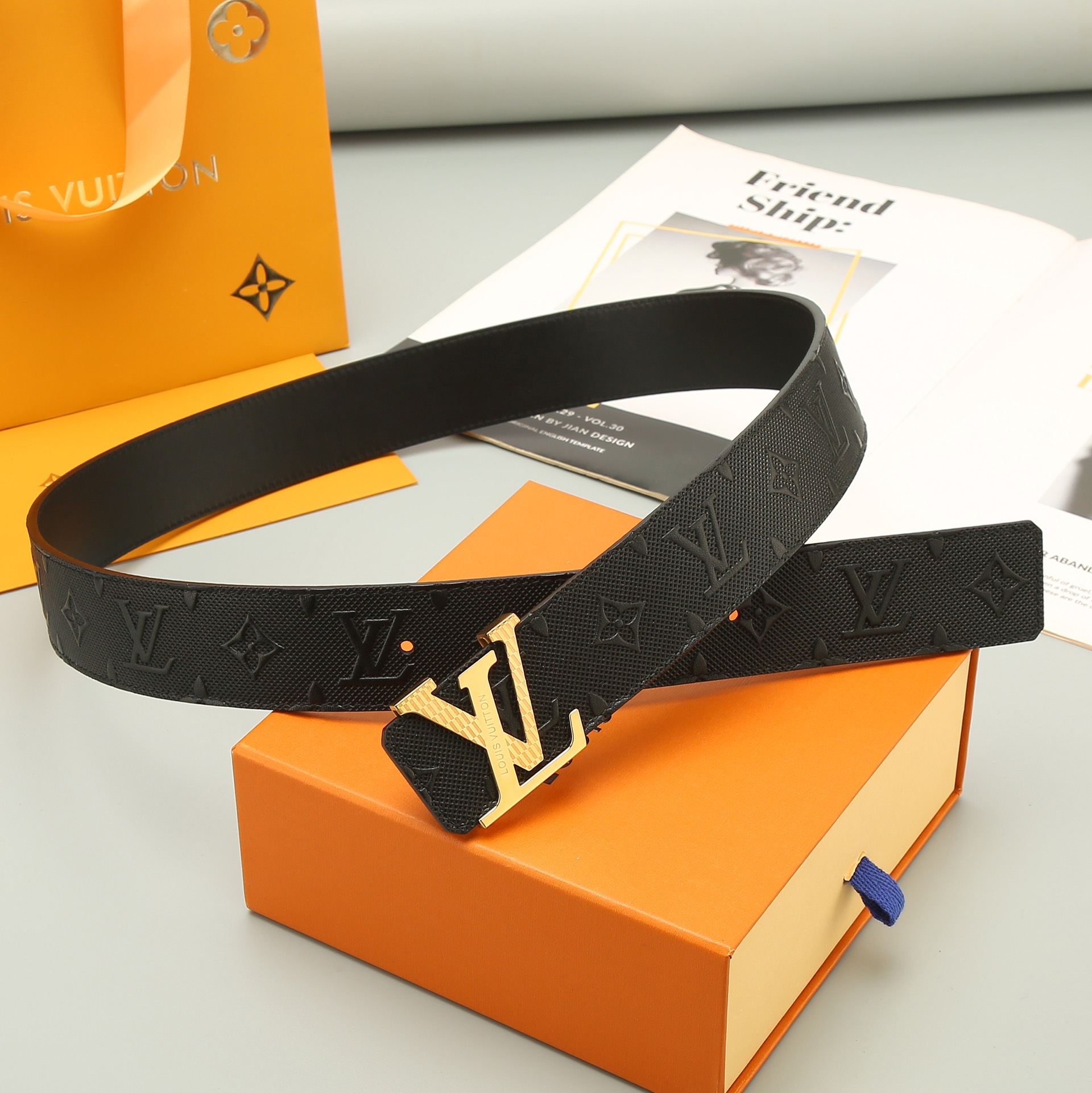 LV代工厂货品4.0宽度可验货正品一
