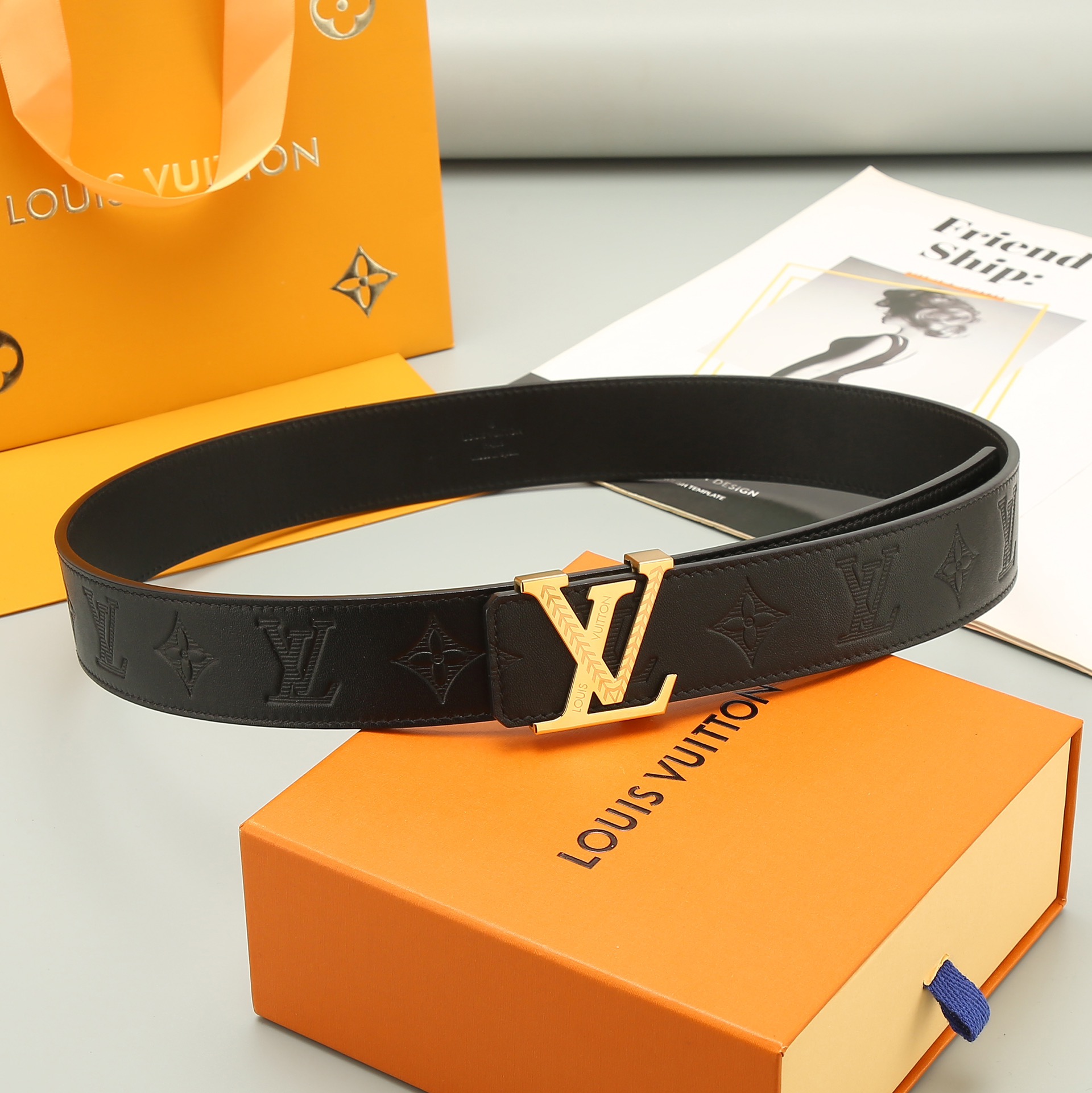 LV代工厂货品4.0宽度可验货正品一