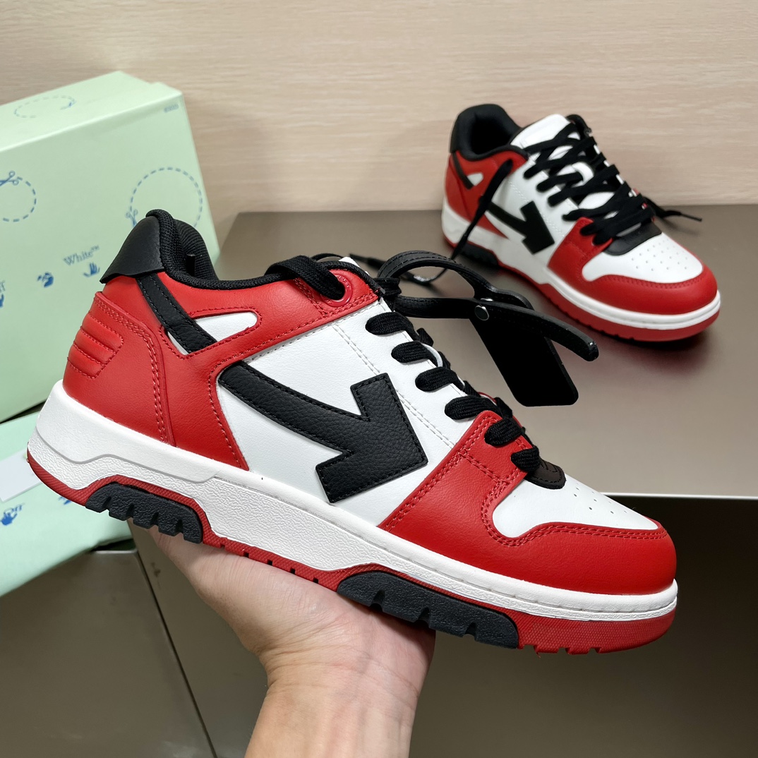 Off-White 新款饰箭头拼色男女同款系带运动鞋 4