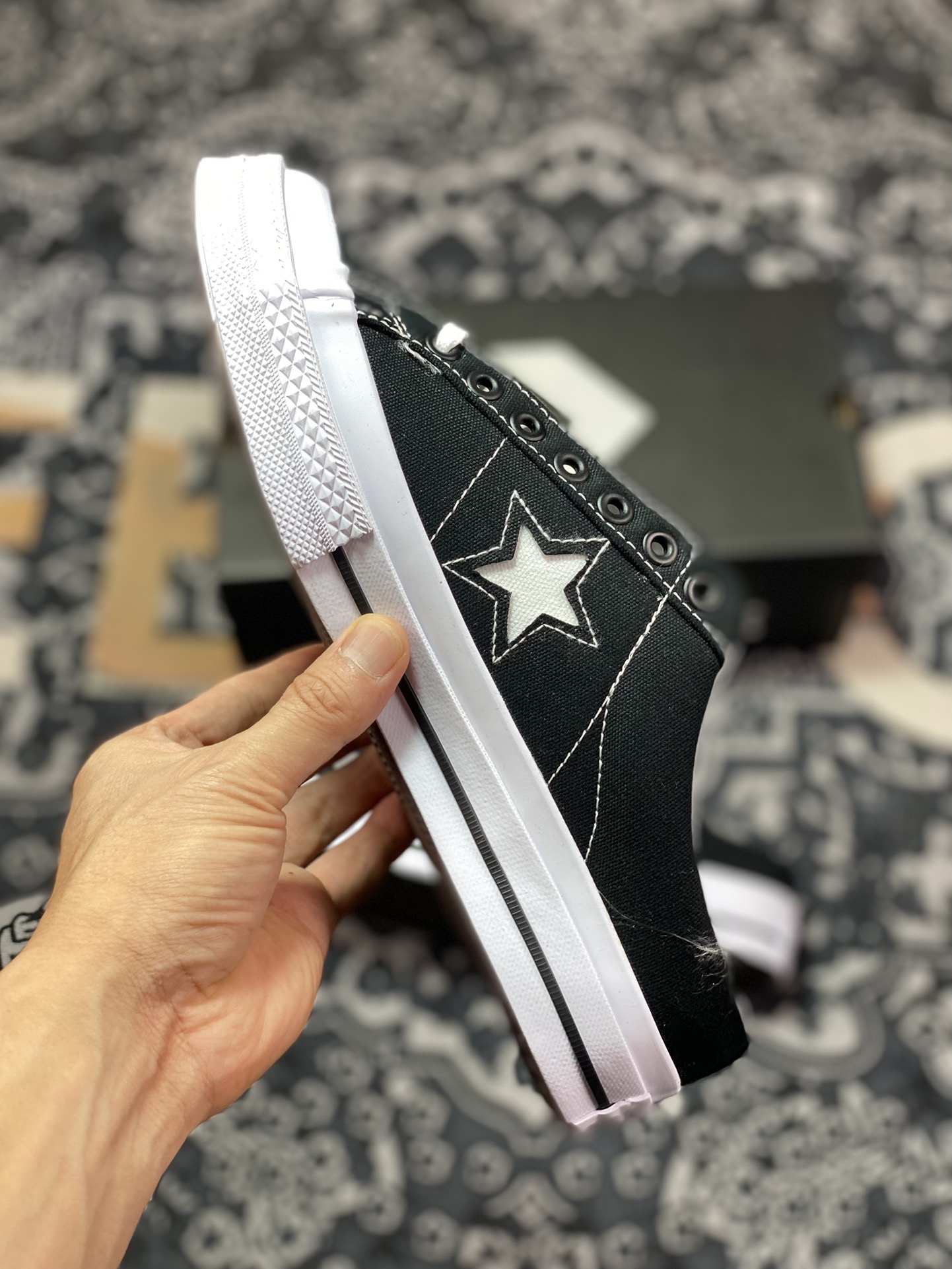 Summer new favorite One Star one-step half slipper Converse One Star Mule lazy set one-step slip-on