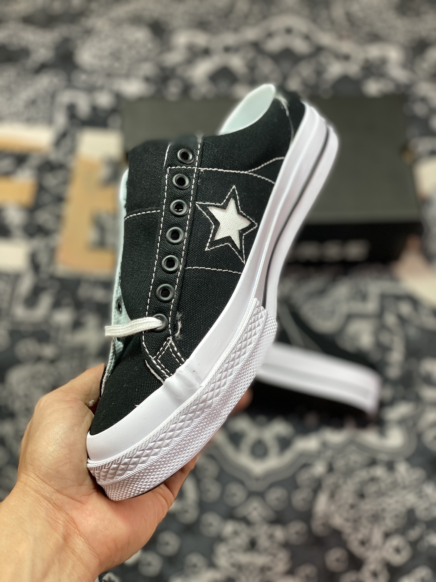 Summer new favorite One Star one-step half slipper Converse One Star Mule lazy set one-step slip-on