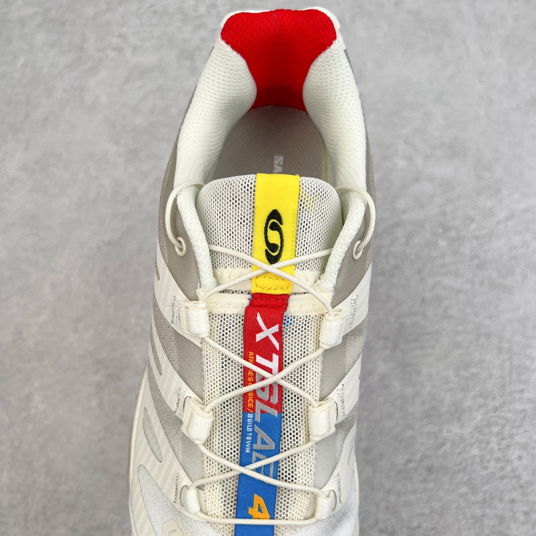 图片[5]-＃GX/绿X Salomon XT-4 OG Advanced 萨洛蒙系列低帮城市越野机能透气休闲运动鞋 鞋舌处附有迷你网眼袋收纳鞋绳以及下方的多色 Logo 标签 接着搭载奶油色 ACS 技术中底以及金色 TPU 塑料部件提升鞋款耐用性 中底与鞋面之间饰有海蓝色条状细节有效增添鞋款层次 最后应用黑色 Contragrip Chevron 外底完成鞋款设计 这次配色颇为高调 两款配色均以绚丽的渐变设计呈现 一款以粉紫渐变主打 另一款以黄绿渐变呈现 视觉效果相当吸睛 鞋面的使用玻璃纤维覆盖物加固 并通过细绳扣系带系统进行锁定 Salomon 的品牌logo 出现在脚后跟和前掌部位 中底虽然偏薄 但非常耐用 与模压塑料ACS 框架以及致密AC2 Muscle 鞋底单元结合 能够提供出色的支撑力和缓冲性 尺码：36 36.5 37.5 38 38.5 39 40 40.5 41 42 42.5 43 44 44.5 45-选品中心